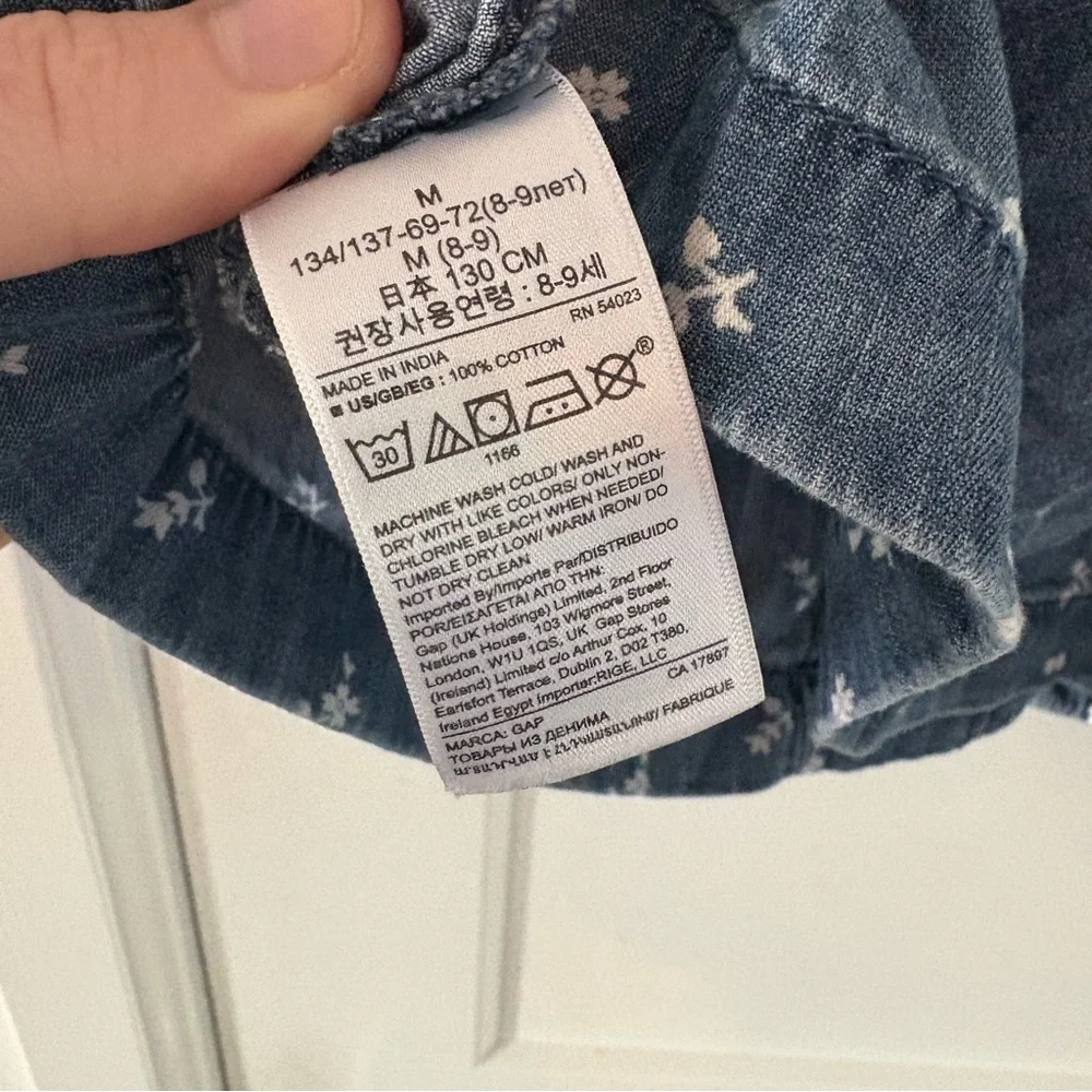 GAP Kids‎ • Denim Dress with Flowers